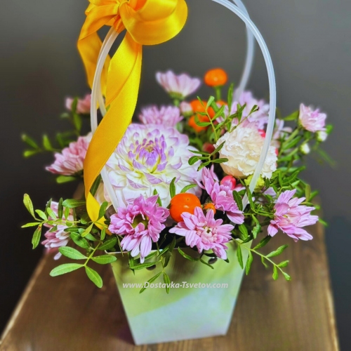 Handbag with flowers "Ambition"