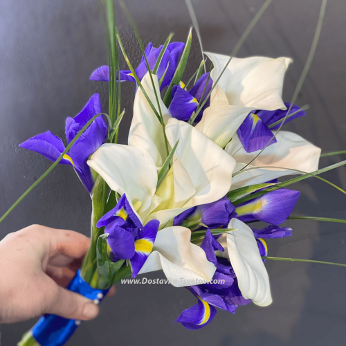 Callas and Irises "Wave"