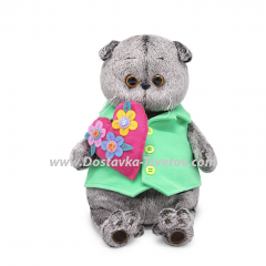 Basik with a heart in a flower