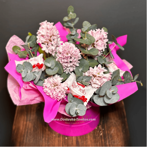 Flowers "Hyacinths in a box"