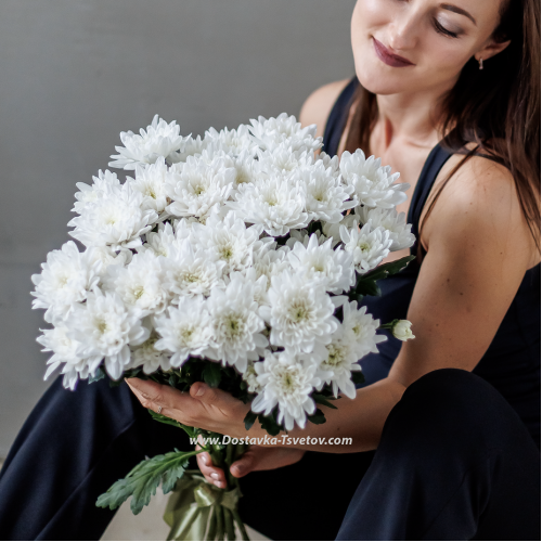 White bouquet "Gentle Breath"