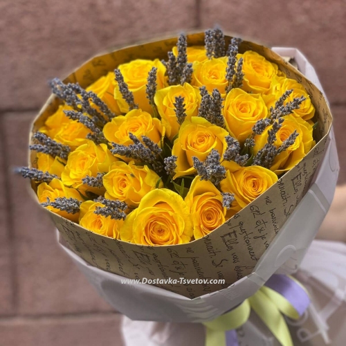 Bouquet of Kenyan roses "Sand Vibe"