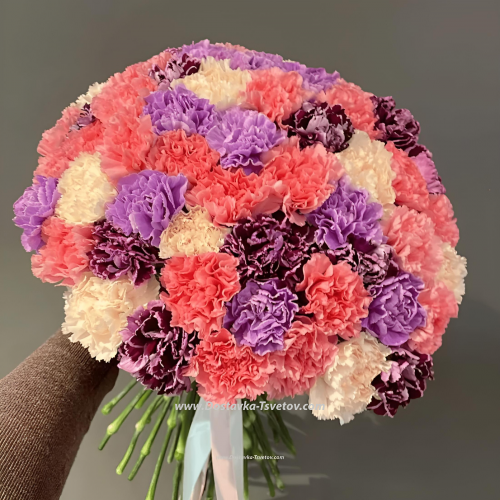 Large bouquet of carnations "Globe"