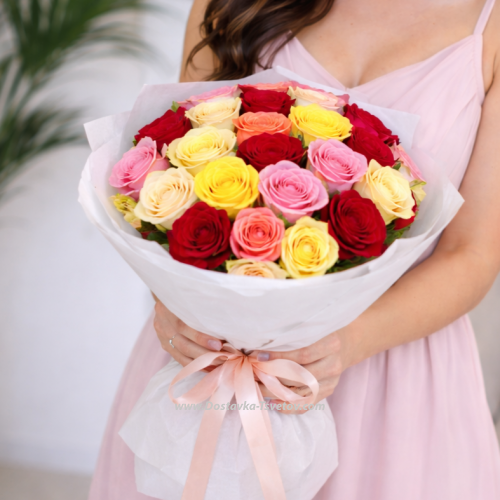 Bouquet of Kenyan roses "Inflorescence"