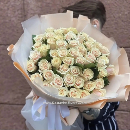 51 roses "Tender Cloud"