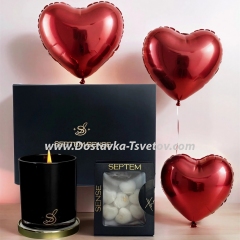 Premium Candle and Aroma Sachet Set