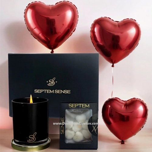 Premium Candle and Aroma Sachet Set