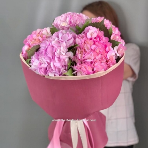 Pink bouquet "Morning Song"