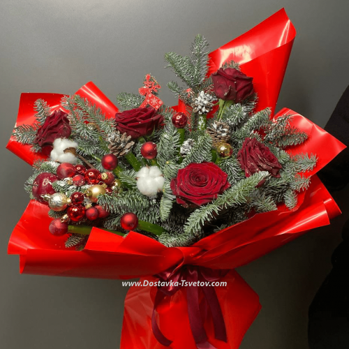 Bouquet of flowers "Christmas Roses"