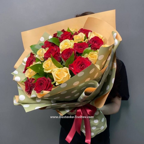 Bouquet mix of roses "Adriatic"