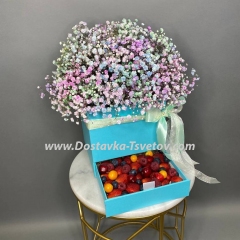 Gypsophila and berries "Ritual"