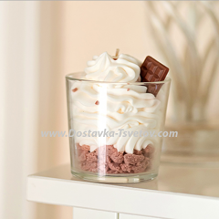 Dessert candle "Cappuccino"