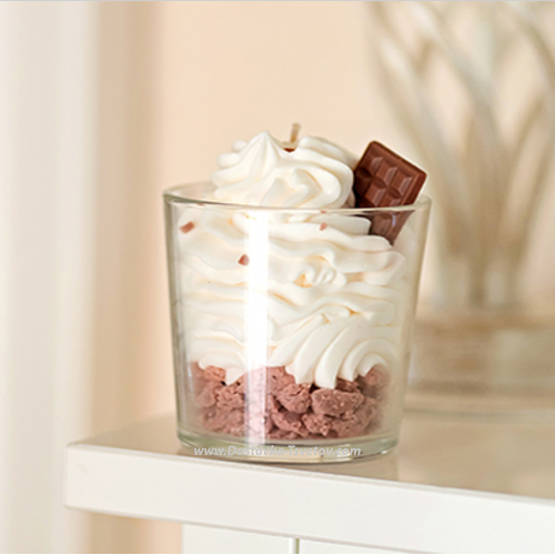 Dessert candle "Cappuccino"