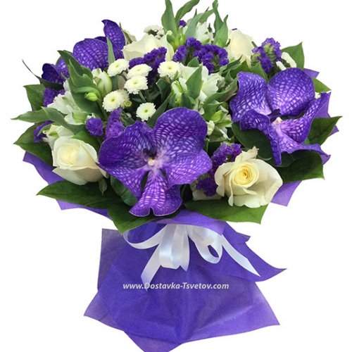 Purple bouquet "Vanessa"