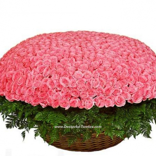 Huge basket "1001 Roses"