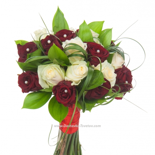 Bouquet of roses for the bride "Milan"