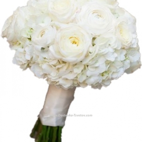 Ranunculus to the bride "Glacier"