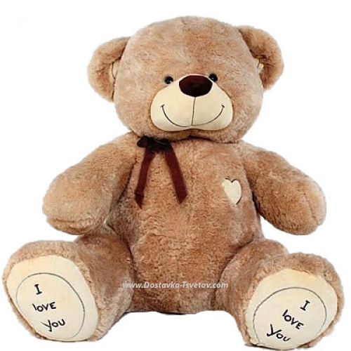 Teddy bear big brown 100 cm