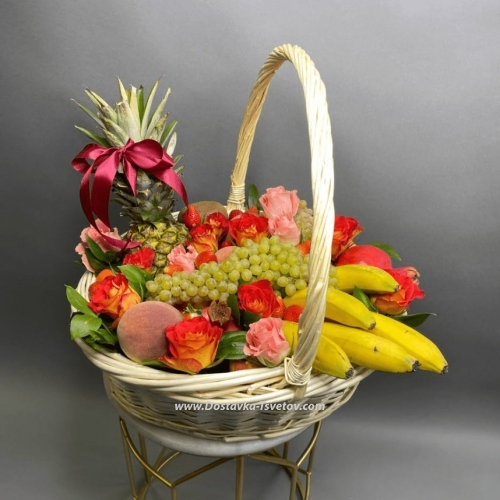 Basket "Flowers and Fruits"