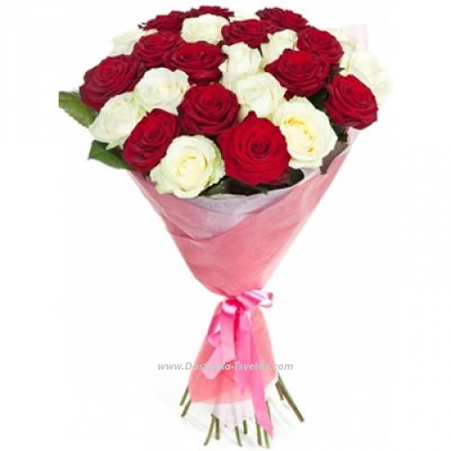 Bouquet of roses mix "Cosmopolitan"